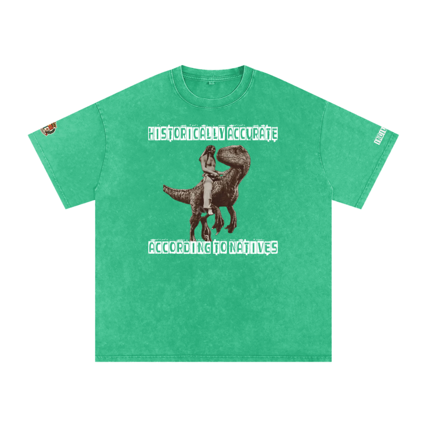 Historically Accurate Snow Washed Oversized Cotton T-Shirt