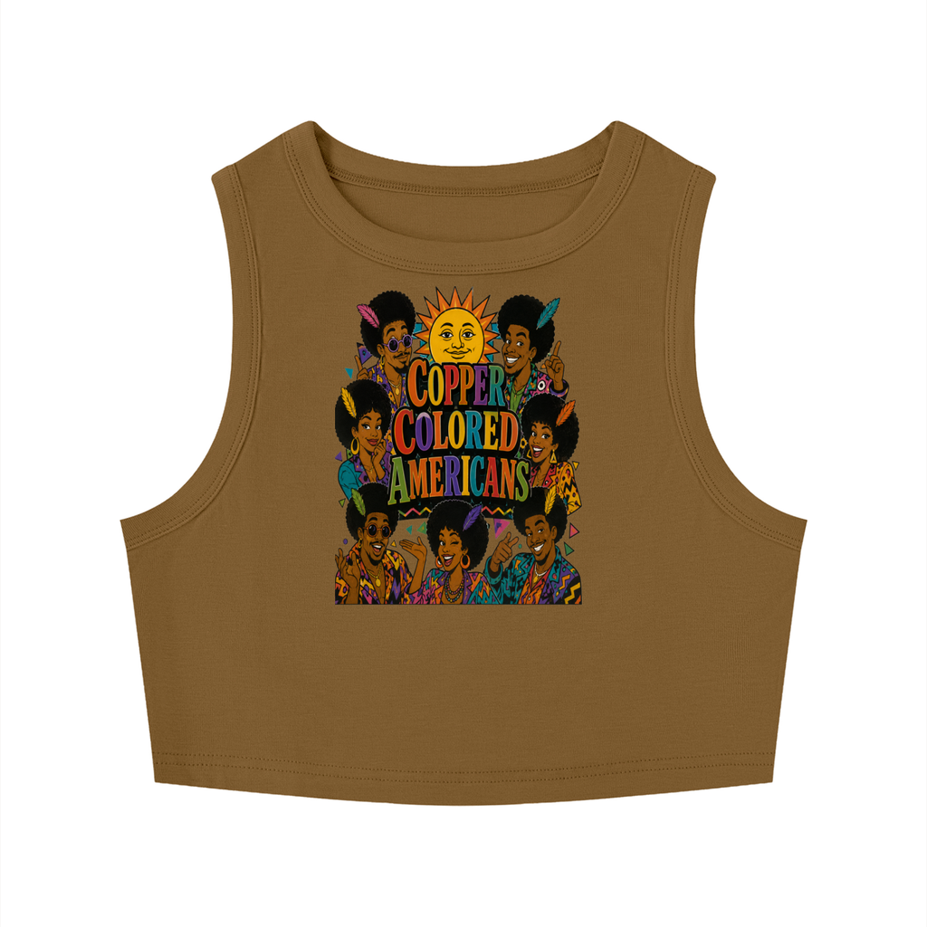 Women's Tight Crewneck Crop Tank Top