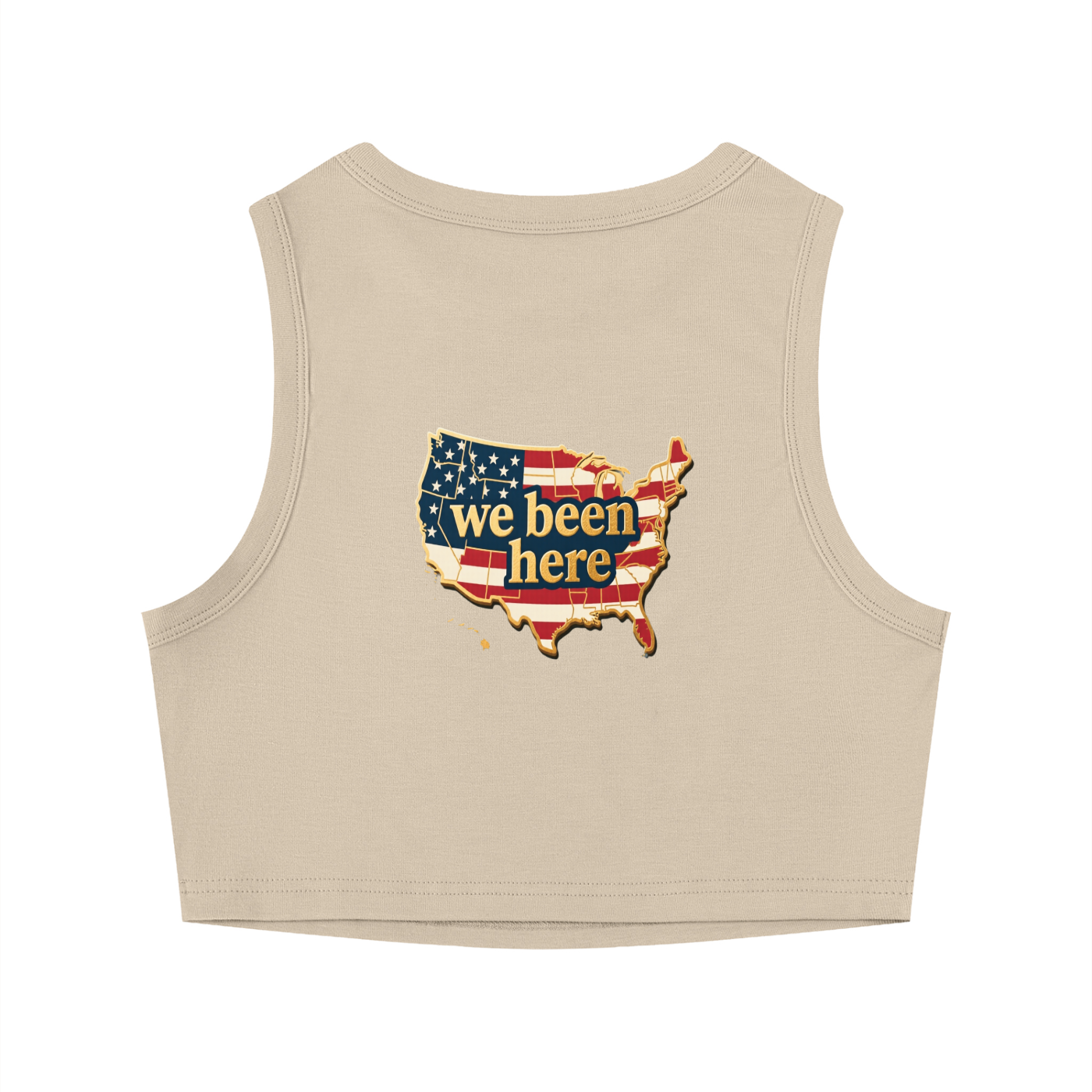 Women's Tight Crewneck Crop Tank Top