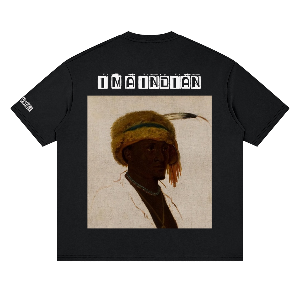 Im not Black Streetwear Loose Drop Shoulder T-Shirt
