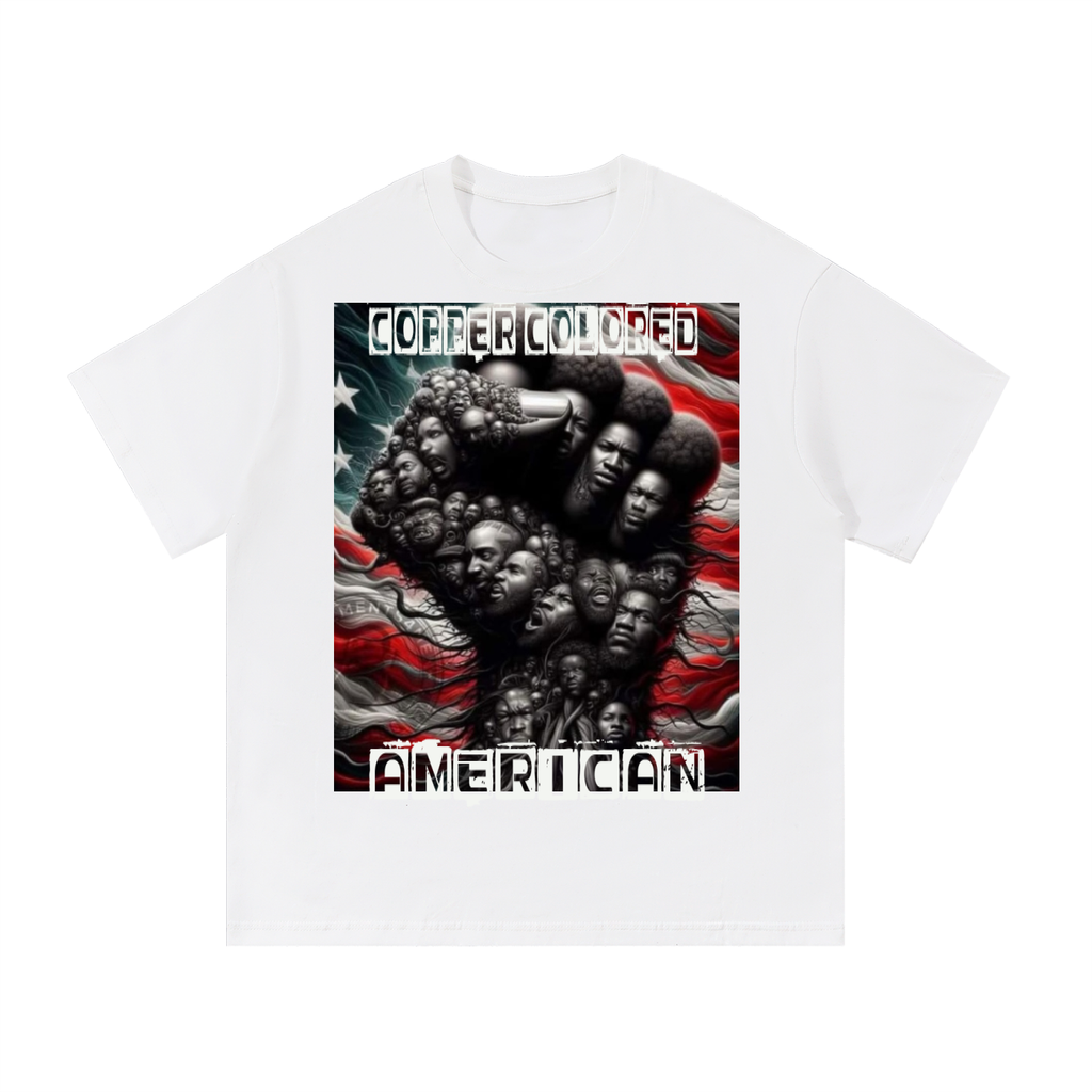 Copper colored Americans Cotton T-Shirt
