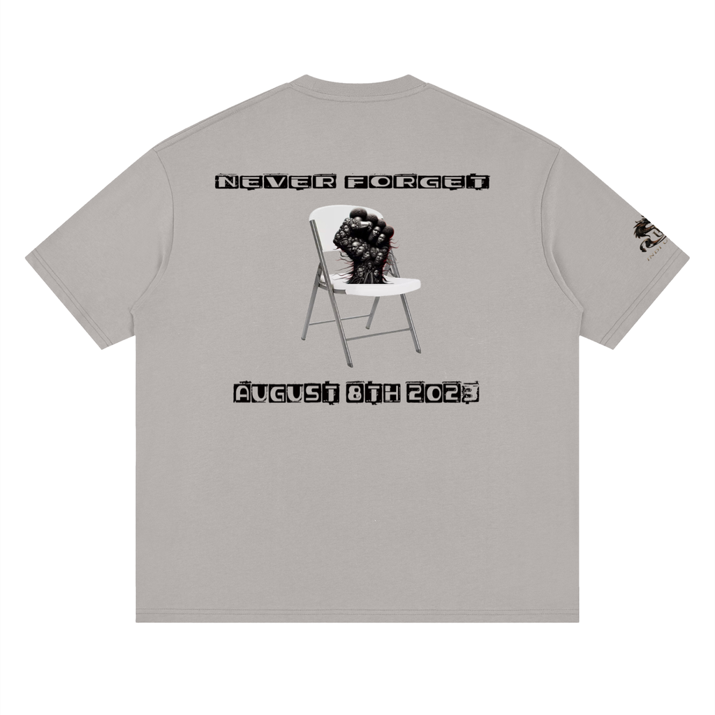 Never forget 8/5/23 Loose Drop Shoulder T-Shirt