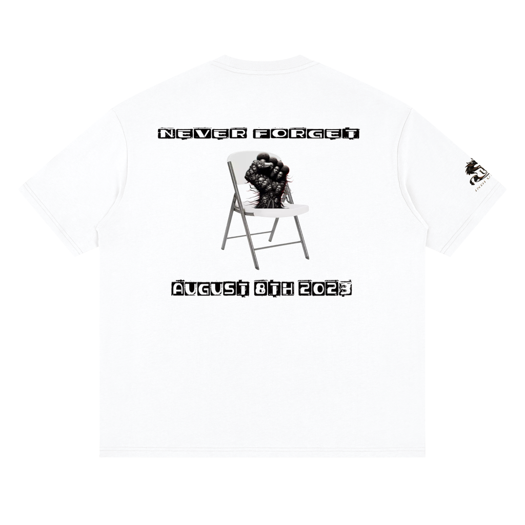 Never forget 8/5/23 Loose Drop Shoulder T-Shirt