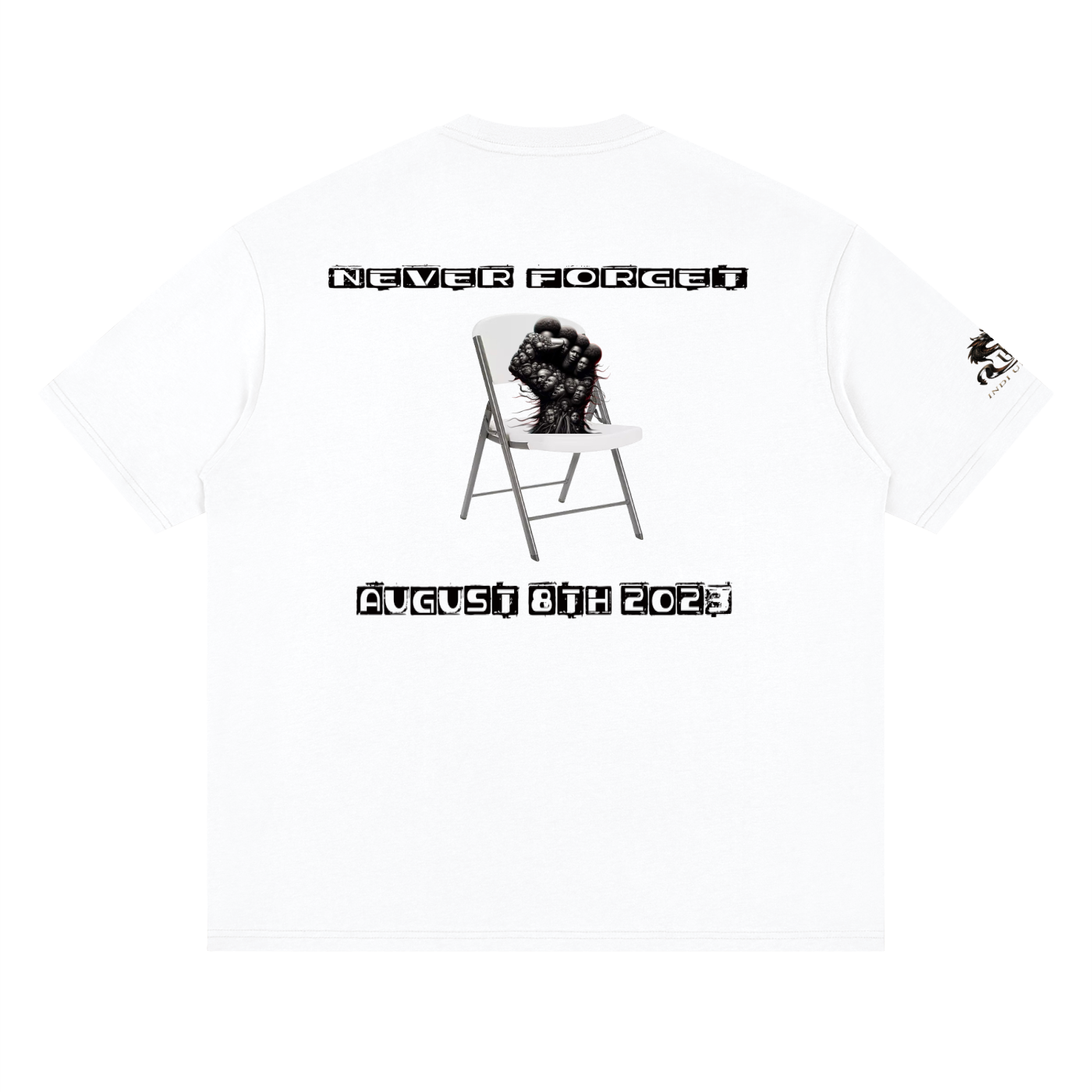 Never forget 8/5/23 Loose Drop Shoulder T-Shirt