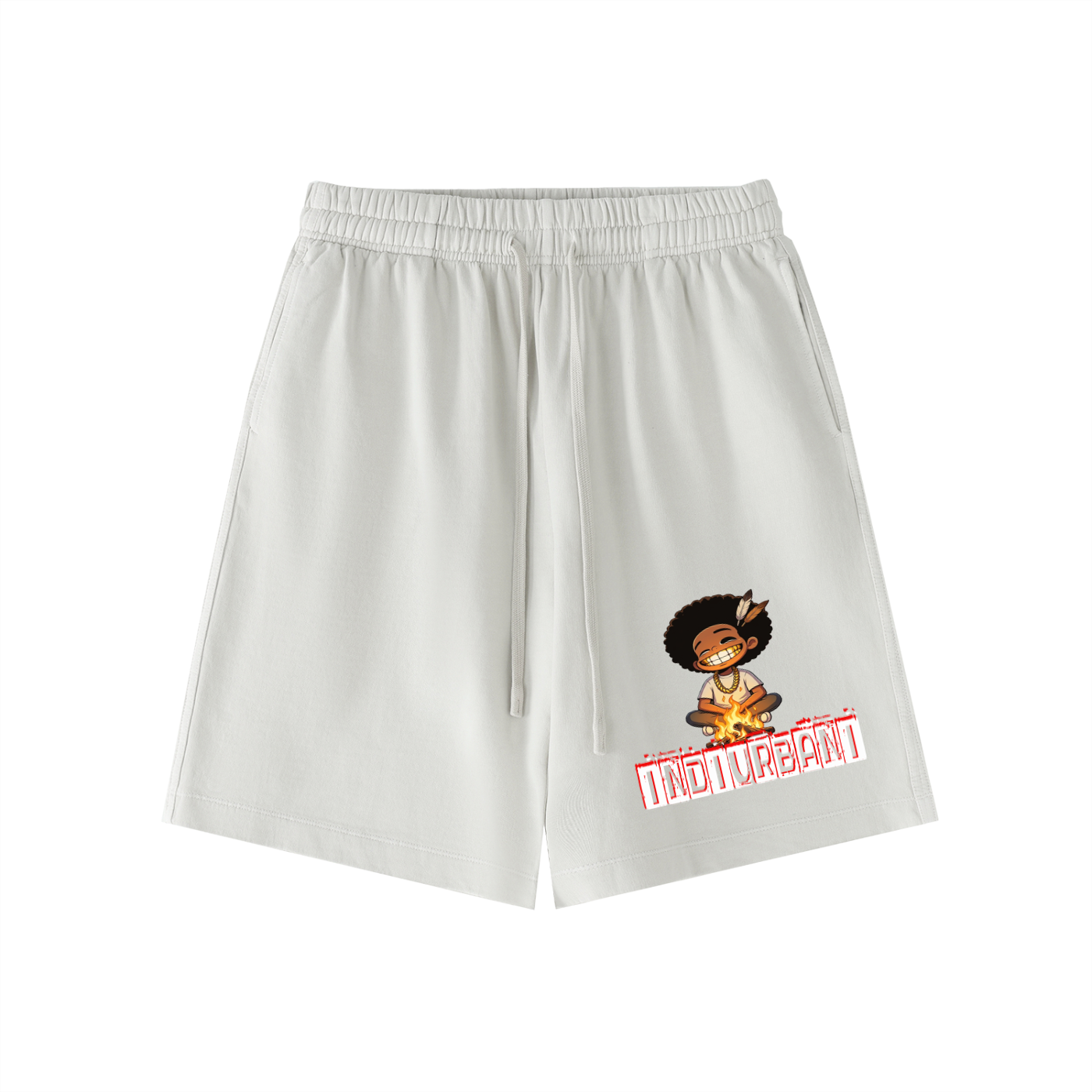 Indi urbani Vintage Wash Cotton Shorts
