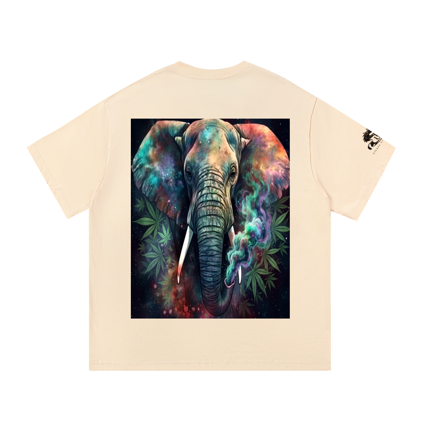 Indi Urbani Smokey Elephant T-Shirt