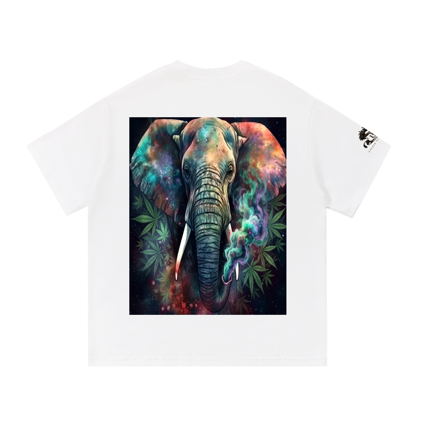 Indi Urbani Smokey Elephant T-Shirt