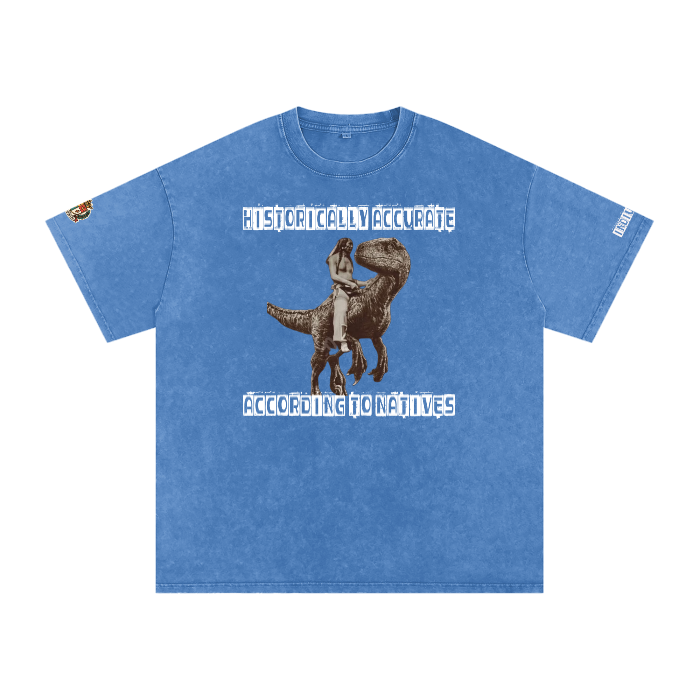 Historically Accurate Snow Washed Oversized Cotton T-Shirt