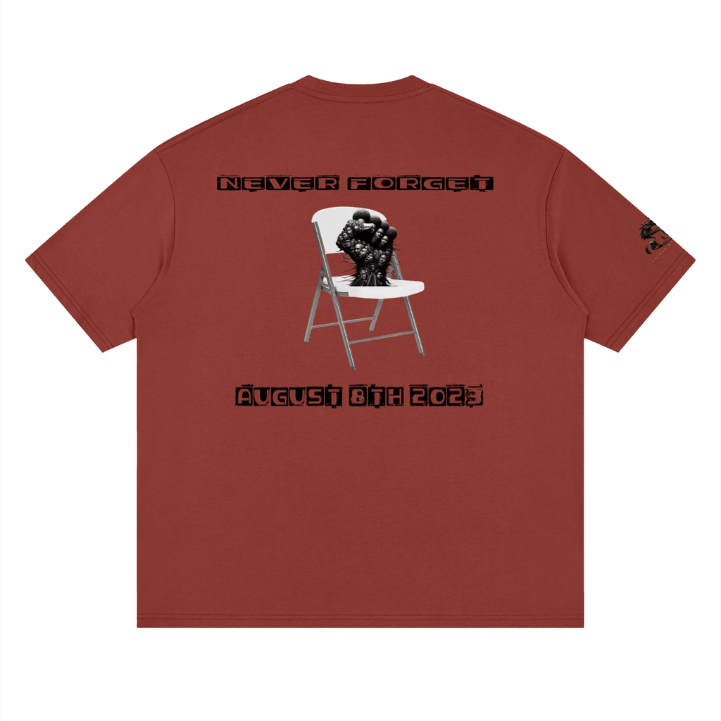 Never forget 8/5/23 Loose Drop Shoulder T-Shirt
