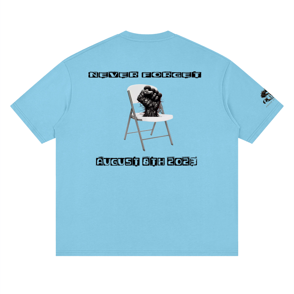 Never forget 8/5/23 Loose Drop Shoulder T-Shirt