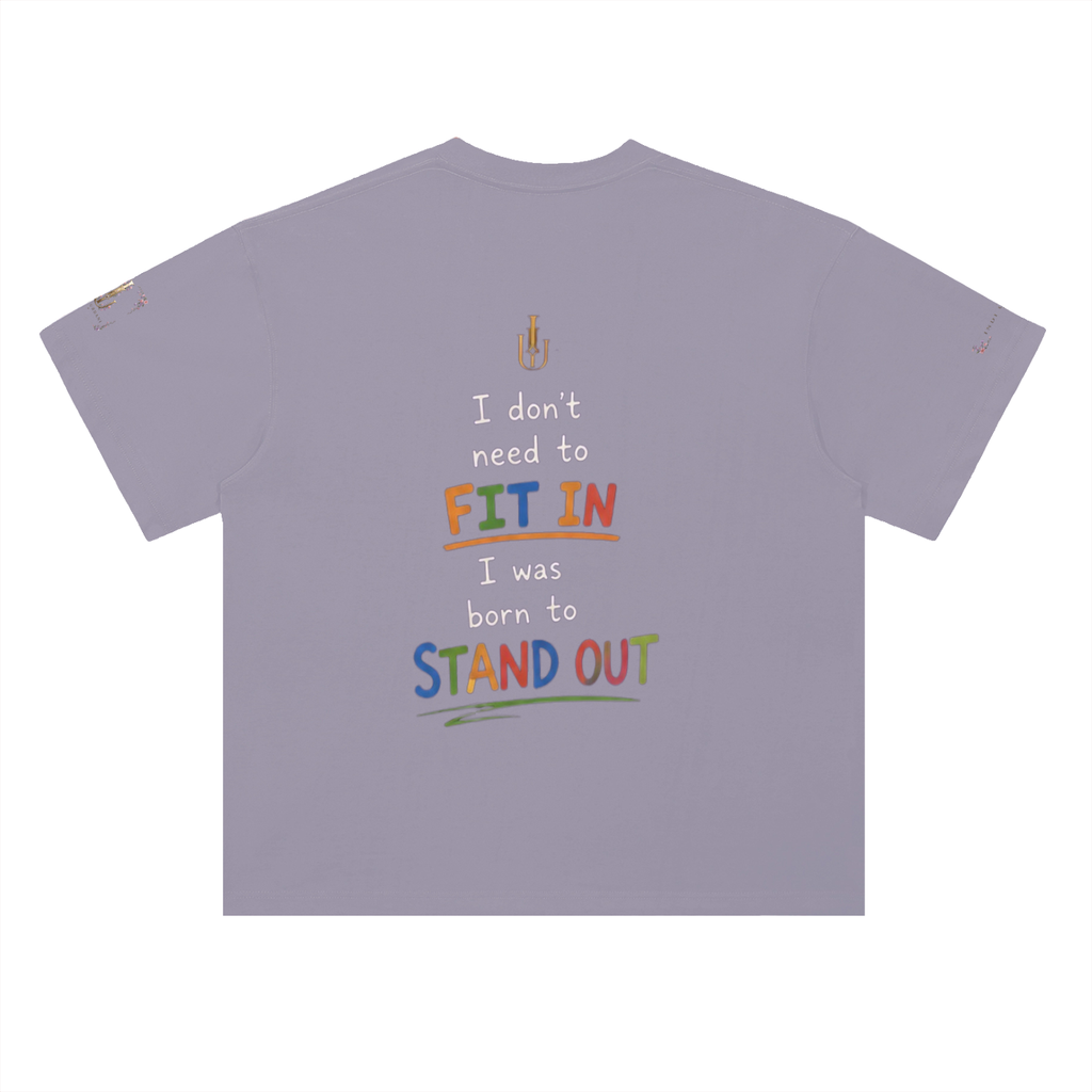 Heavyweight Drop Shoulder Cotton T-Shirt