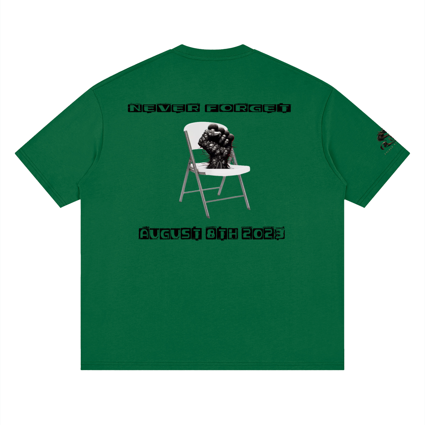 Never forget 8/5/23 Loose Drop Shoulder T-Shirt
