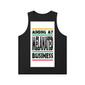 Minding my melanated business Solid Color Tank Top