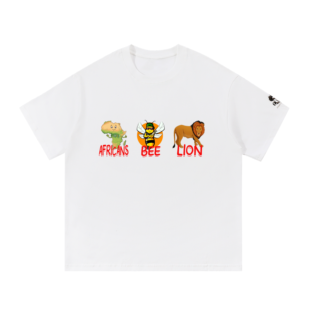 AFRICANS BEE LION Cotton T-Shirt