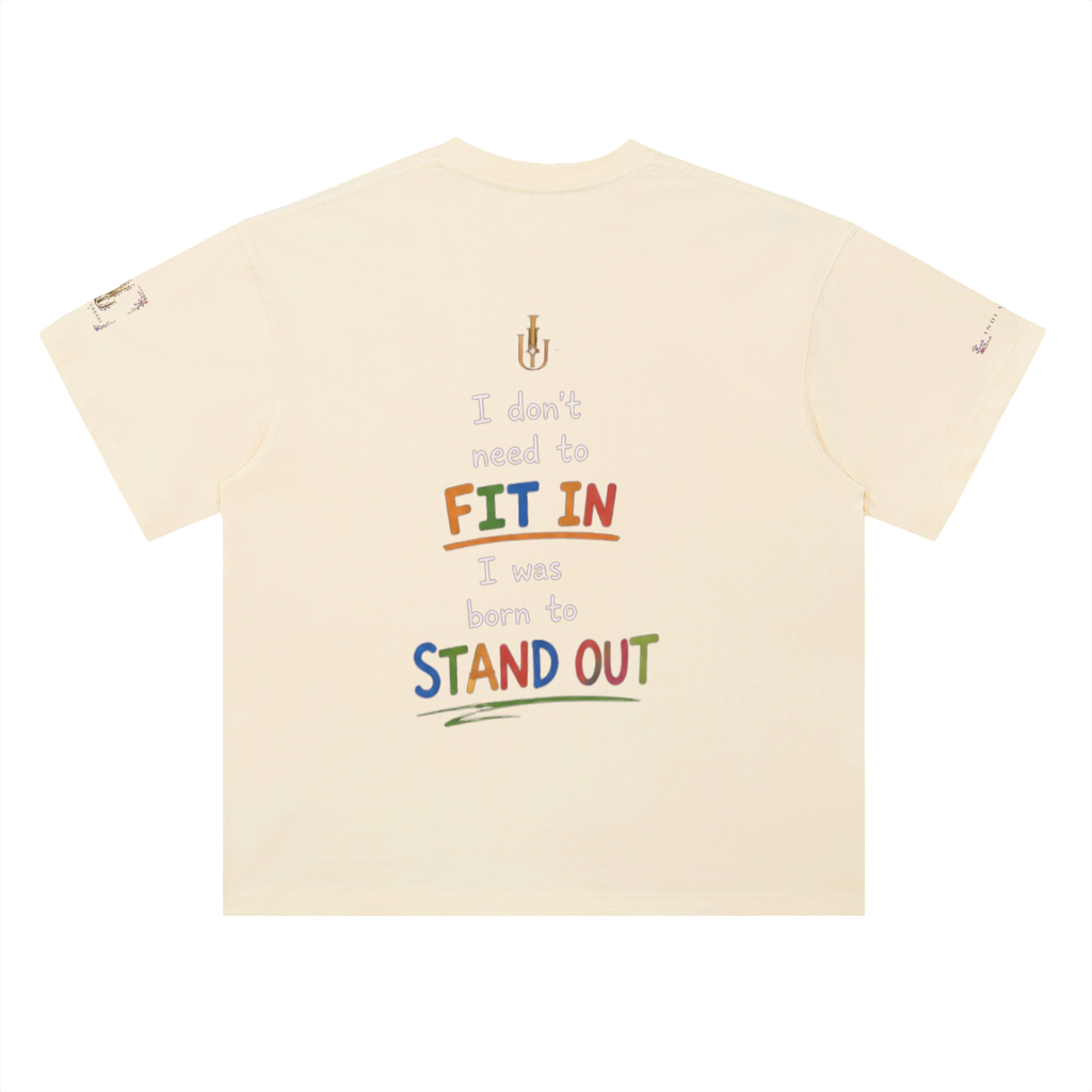Heavyweight Drop Shoulder Cotton T-Shirt