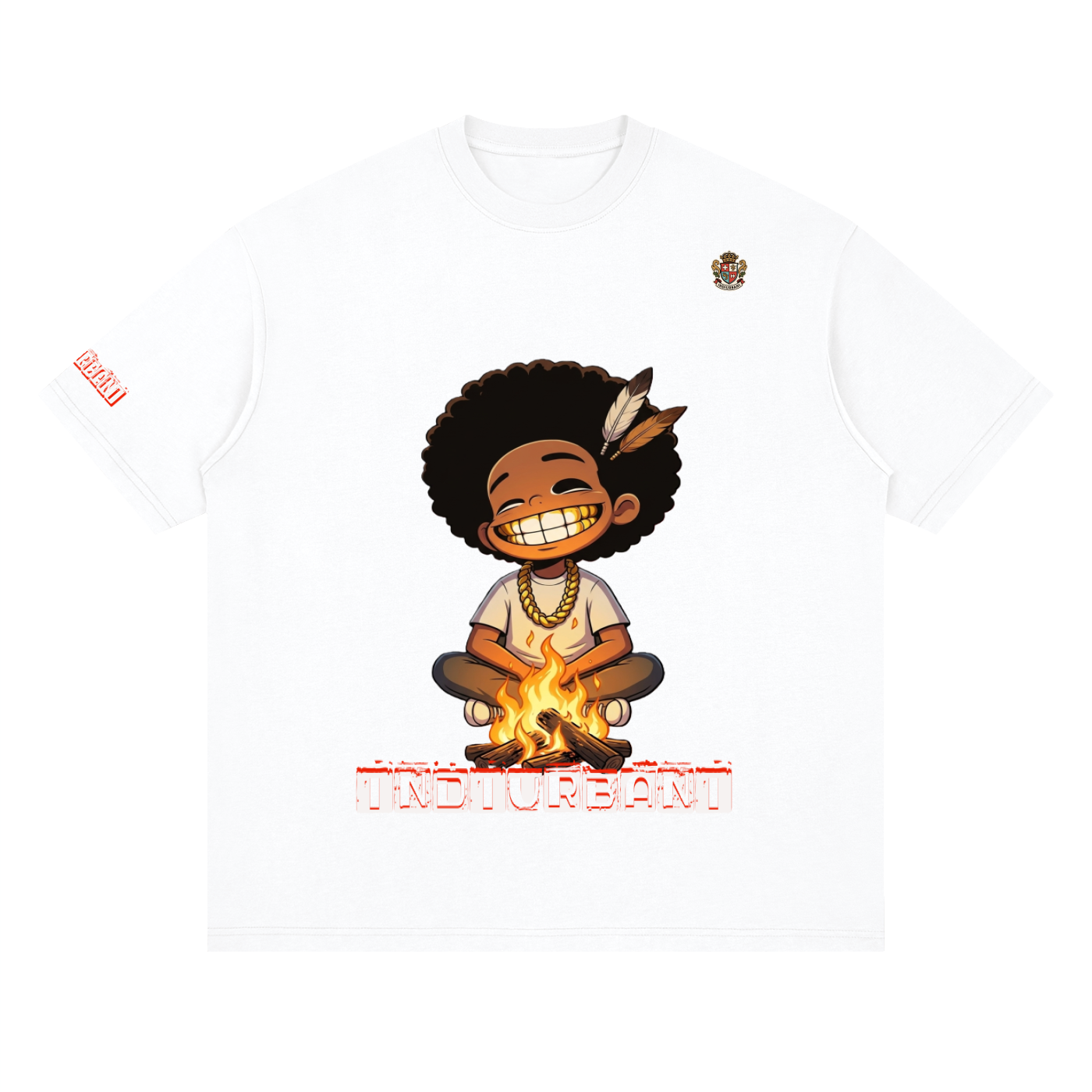 Indi urbani Streetwear Loose Drop Shoulder T-Shirt