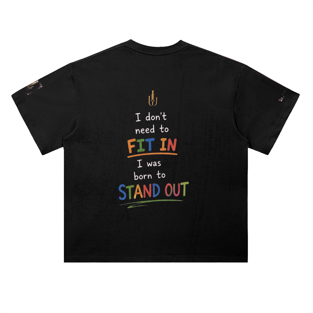 Heavyweight Drop Shoulder Cotton T-Shirt
