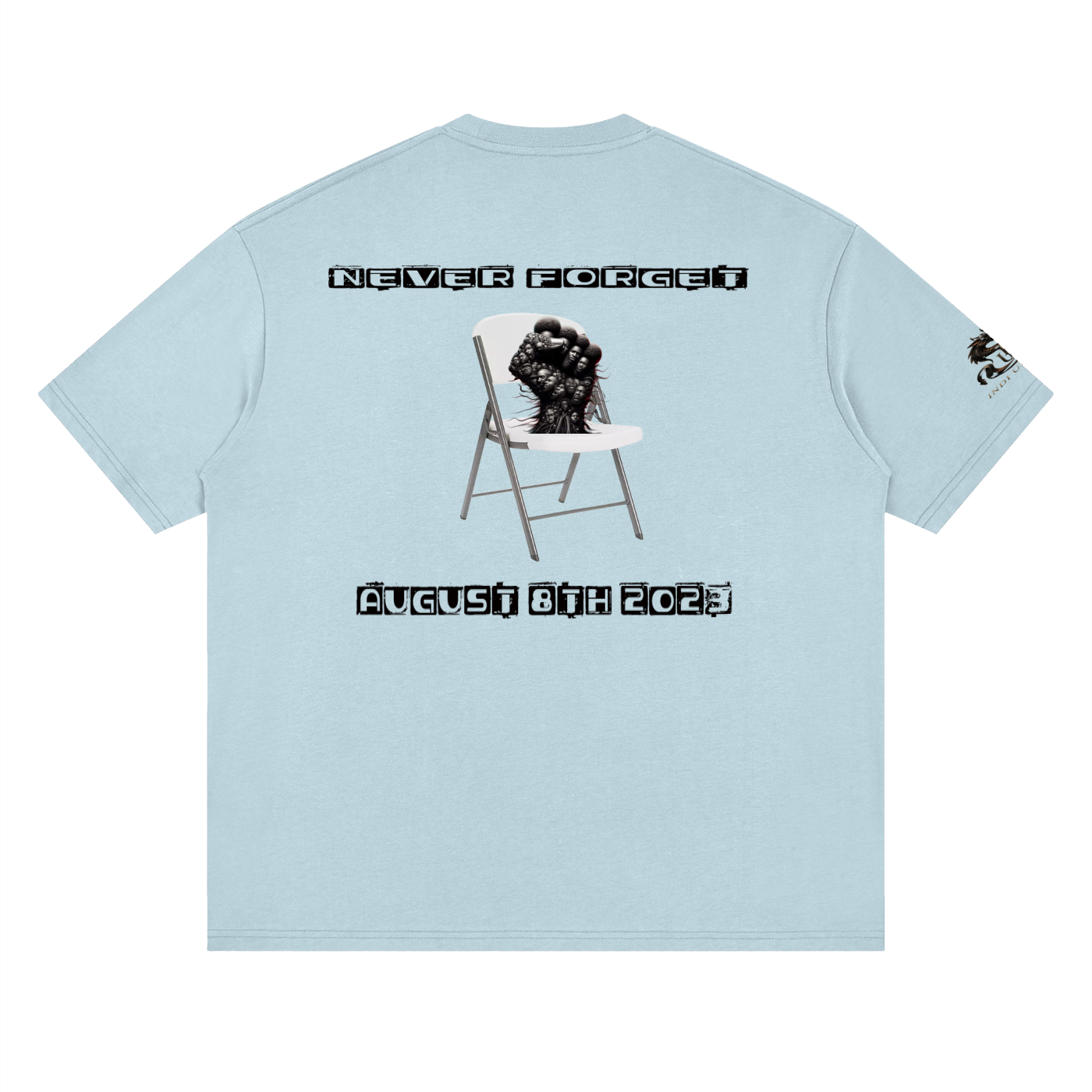 Never forget 8/5/23 Loose Drop Shoulder T-Shirt