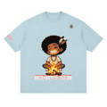 Indi urbani Streetwear Loose Drop Shoulder T-Shirt