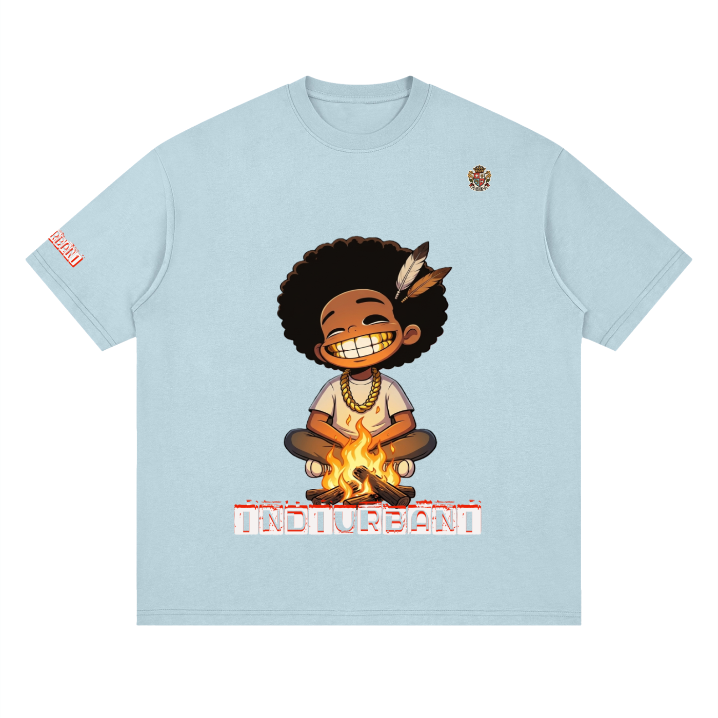 Indi urbani Streetwear Loose Drop Shoulder T-Shirt