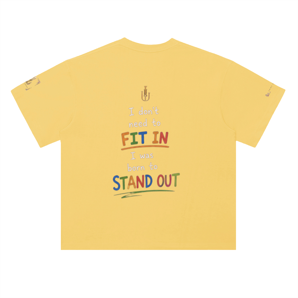 Heavyweight Drop Shoulder Cotton T-Shirt