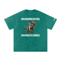 Historically Accurate Snow Washed Oversized Cotton T-Shirt
