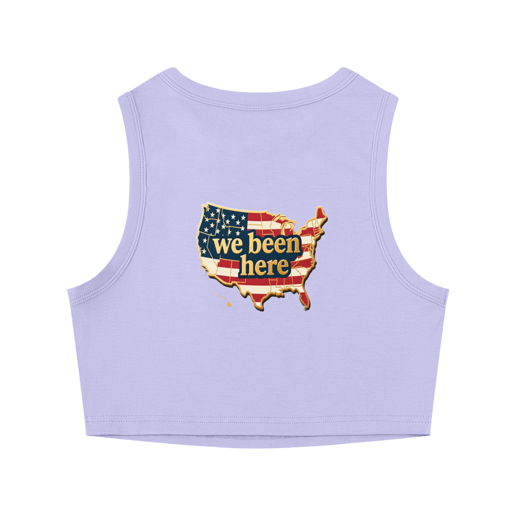 Women's Tight Crewneck Crop Tank Top