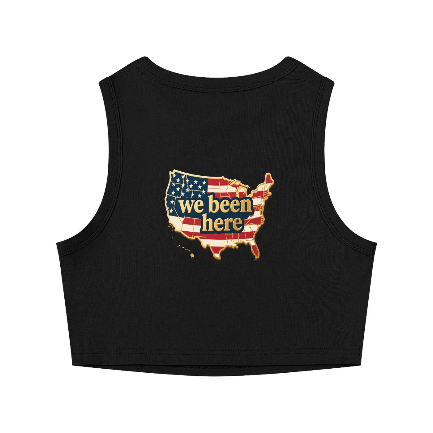 Women's Tight Crewneck Crop Tank Top