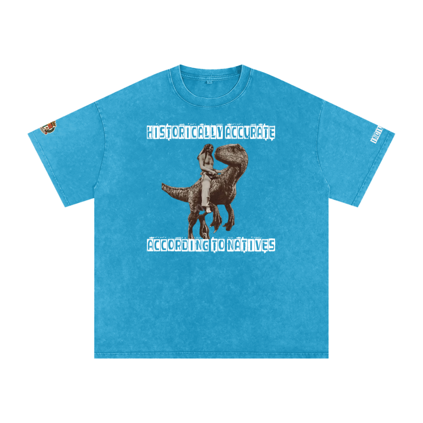 Historically Accurate Snow Washed Oversized Cotton T-Shirt