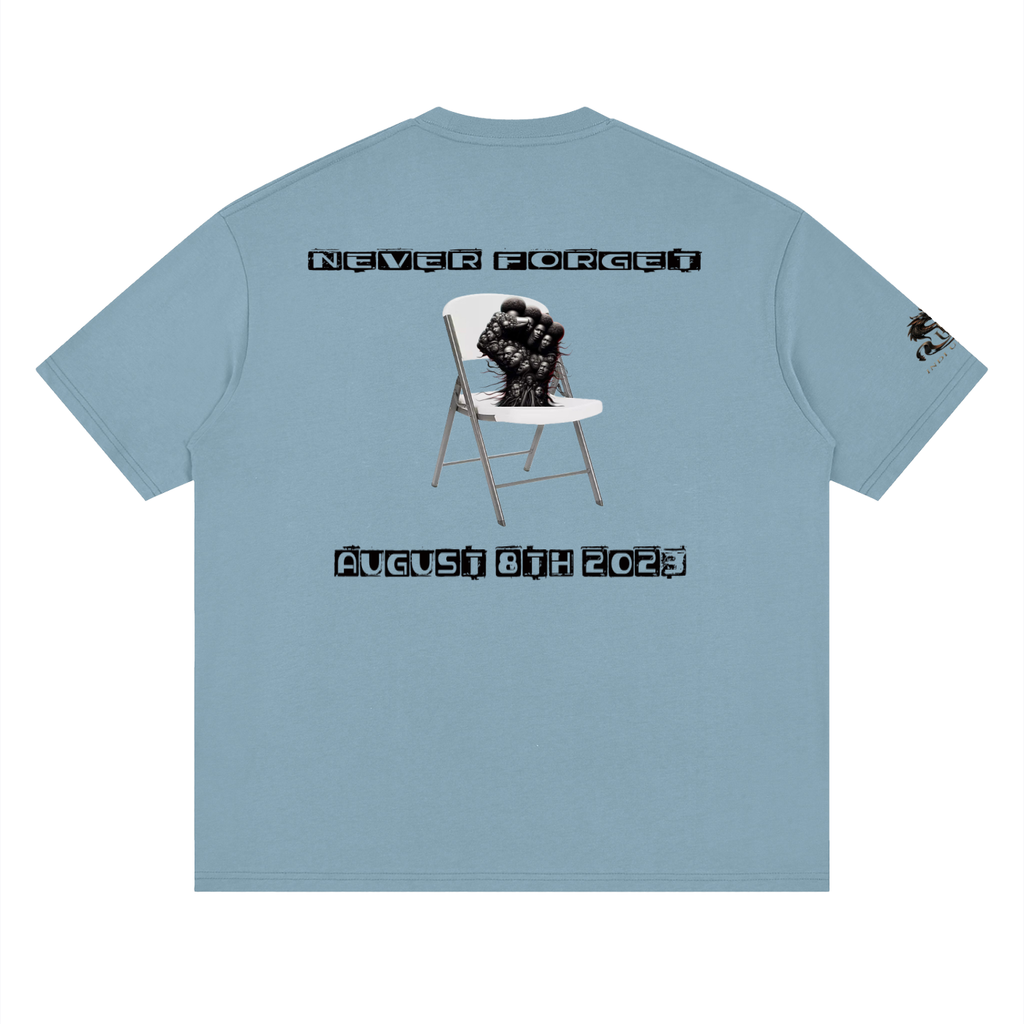 Never forget 8/5/23 Loose Drop Shoulder T-Shirt