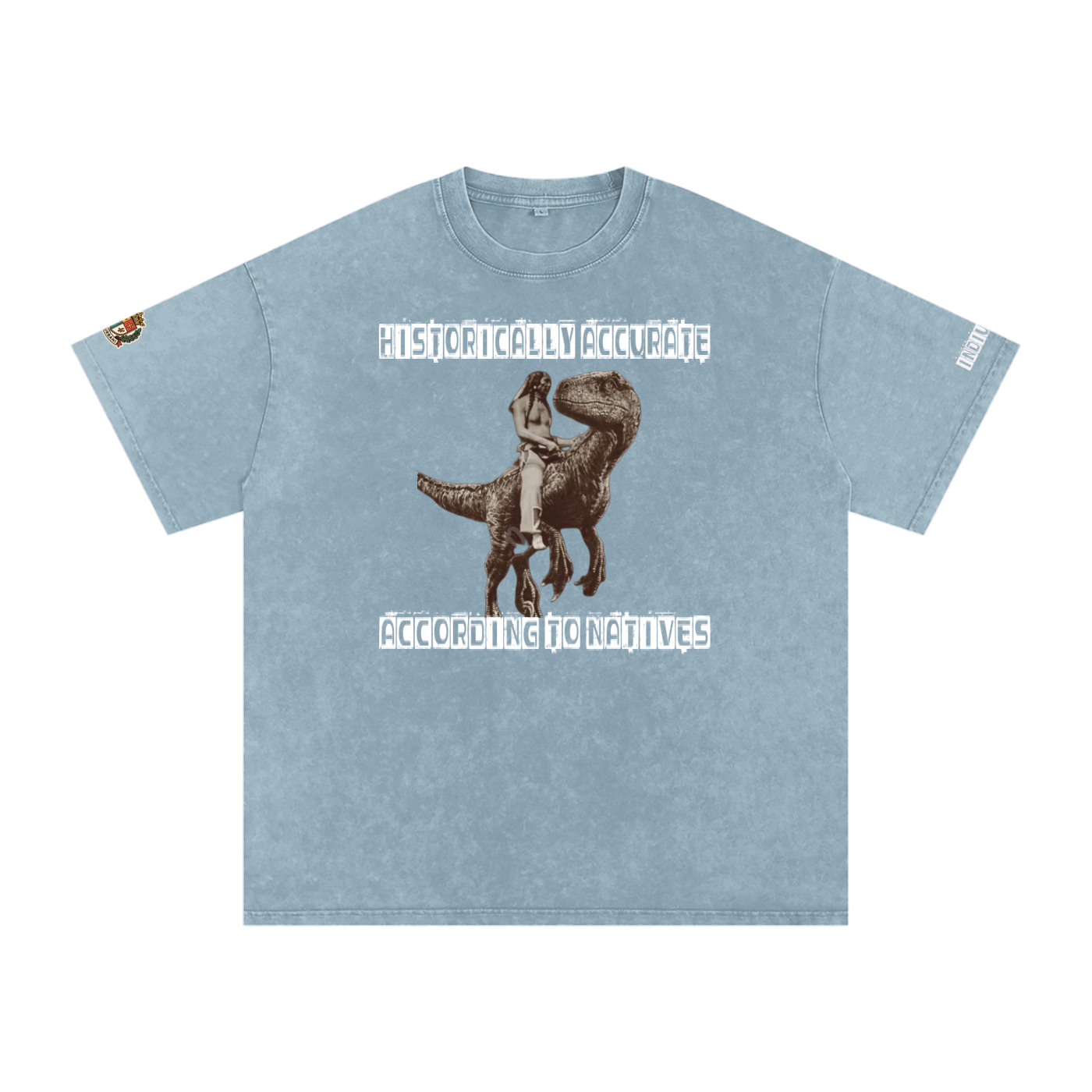 Historically Accurate Snow Washed Oversized Cotton T-Shirt